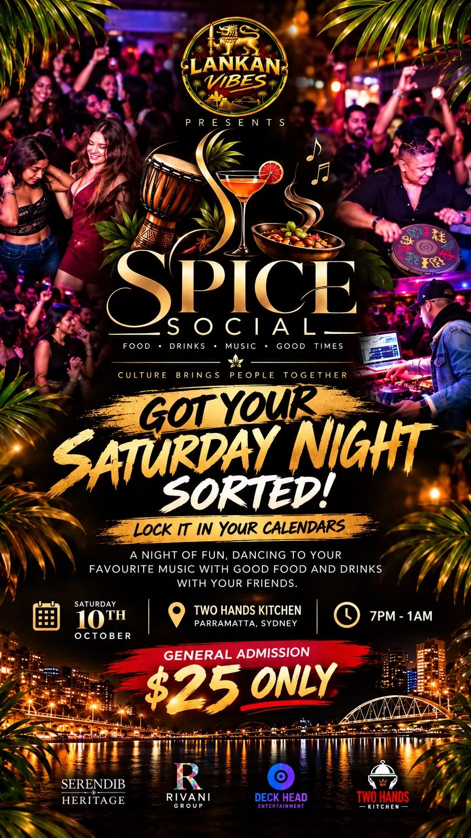 Spice Social - Presented by Lankan Vibes flyer